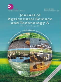 Journal of Agricultural Science and Technology A  15年8月号