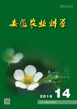 安徽农业科学 16年第14期