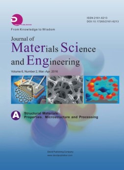 Journal of Materials Science and Engineering A  16年3-4月合刊