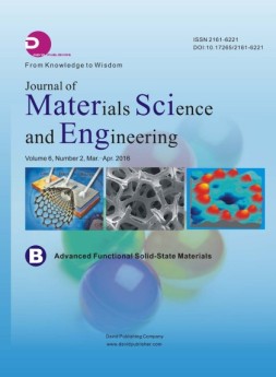 Journal of Materials Science and Engineering B  16年3-4月合刊