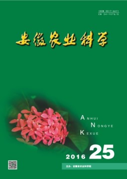 安徽农业科学 16年第25期