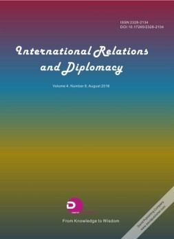 International Relations and Diplomacy    16年8月号