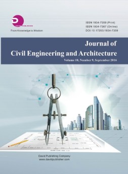 Journal of Civil Engineering and Architecture   16年9月号