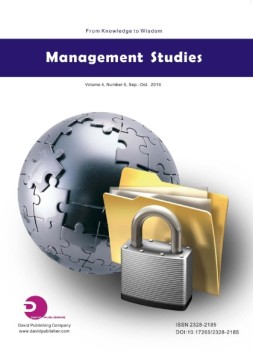 Management Studies  16年9-10月合刊