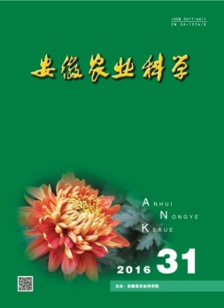 安徽农业科学 16年第31期