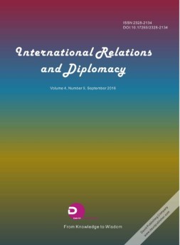 International Relations and Diplomacy 16年第09期