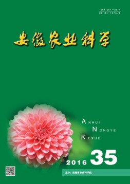 安徽农业科学 16年第35期