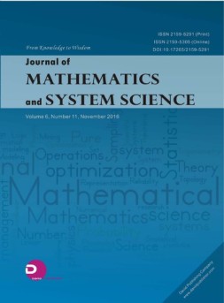 Journal of Mathematics and System Science  数学16年第11期
