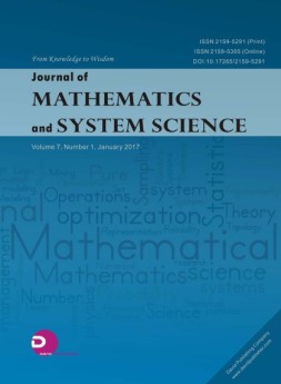 Journal of Mathematics and System Science  数学2017年第1期