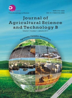 Journal of Agricultural Science and Technology B 农学2017年第01B期
