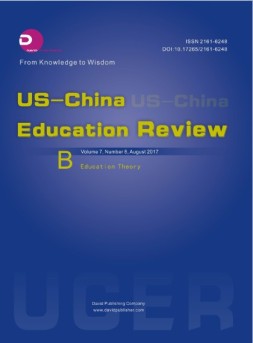 US-China Education Review B 教育2017年第08B期