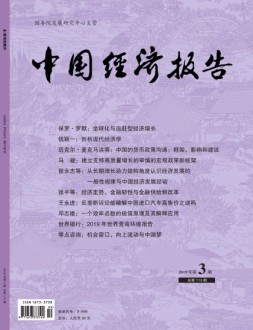 中国经济报告 19年5月号