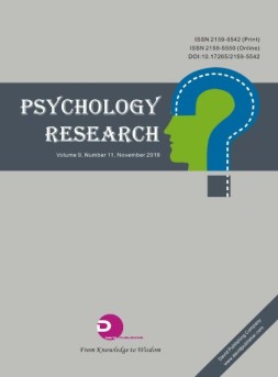 journal of psychology research 心理学2019年11期