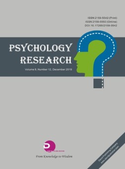 journal of psychology research 心理学2019年12期