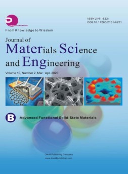 Journal of Materials Science and EngineeringB 材料2020年第2B期