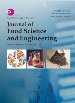 Journal of Food Scienceand Engineering 食品 20年2期