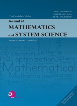 Journal of Mathematics and System Science 数学 2020年第1期