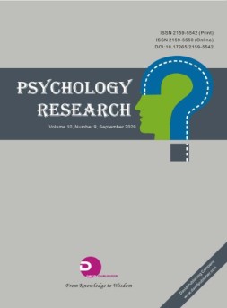 journal of psychology research 心理学2020年9期
