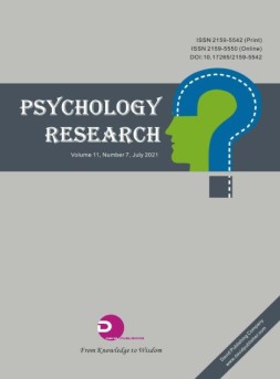journal of psychology research 心理学2021年7期