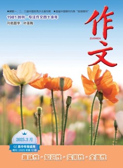 《作文》高中 25年第3期